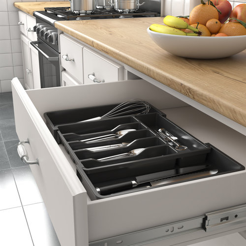 Rebrilliant Koitcho Plastic Flatware & Kitchen Utensils Drawer